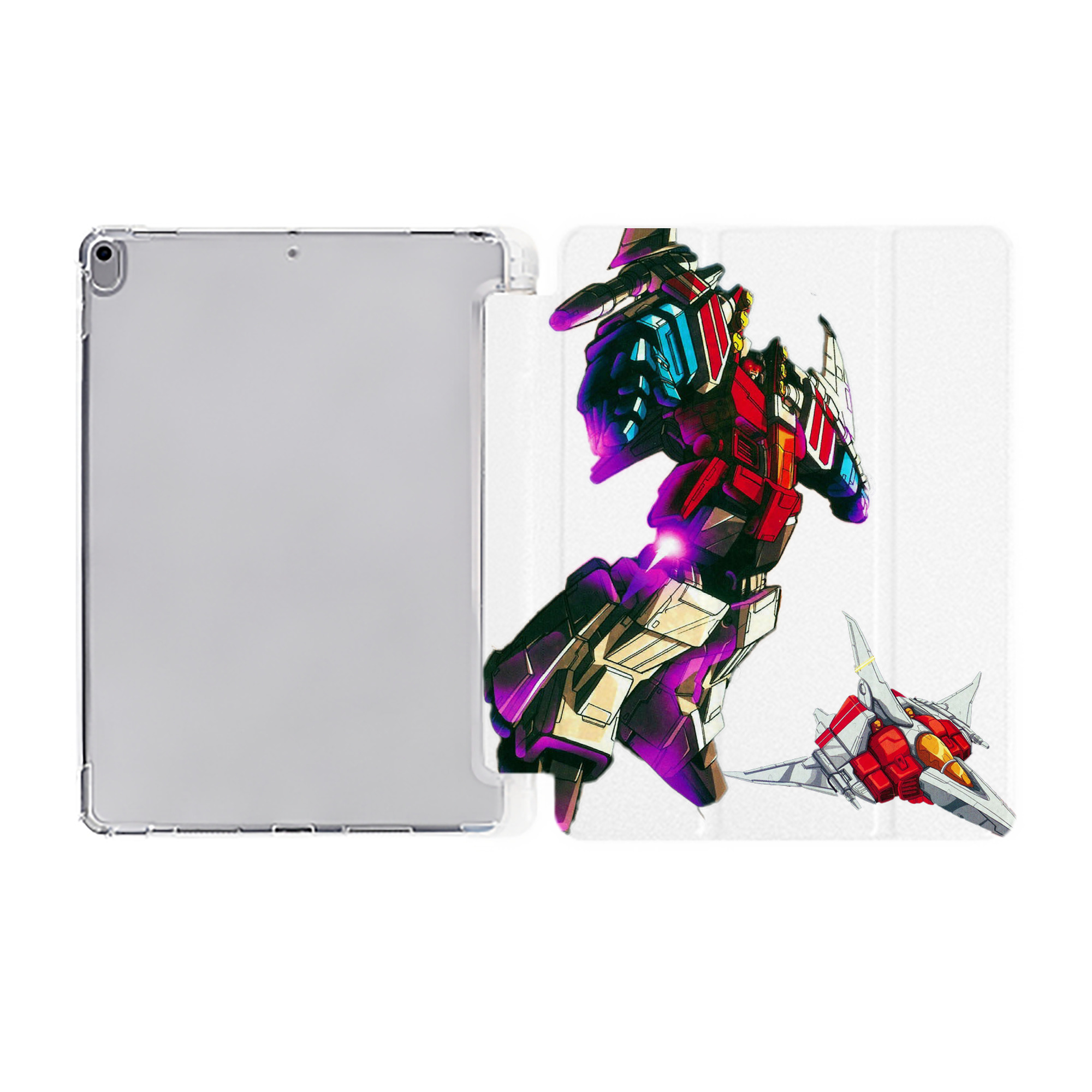 （画像用）  IPad ケース ペン収納付き 三つ折りスタンド PUレザー×シリコン 対応機種9.5/10.5/10.9インチ